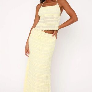 White Fox Yellow Set